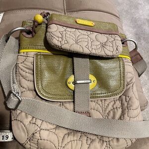 FOSSIL. Quilted Crossbody with matching Pouch